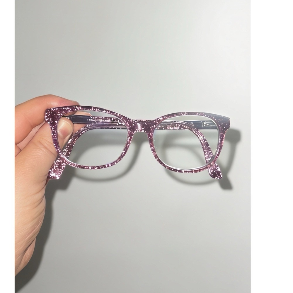GUESS Junior GU9181 074 Kids Eyeglasses Frame Pink Purple Glitter 45-15-130